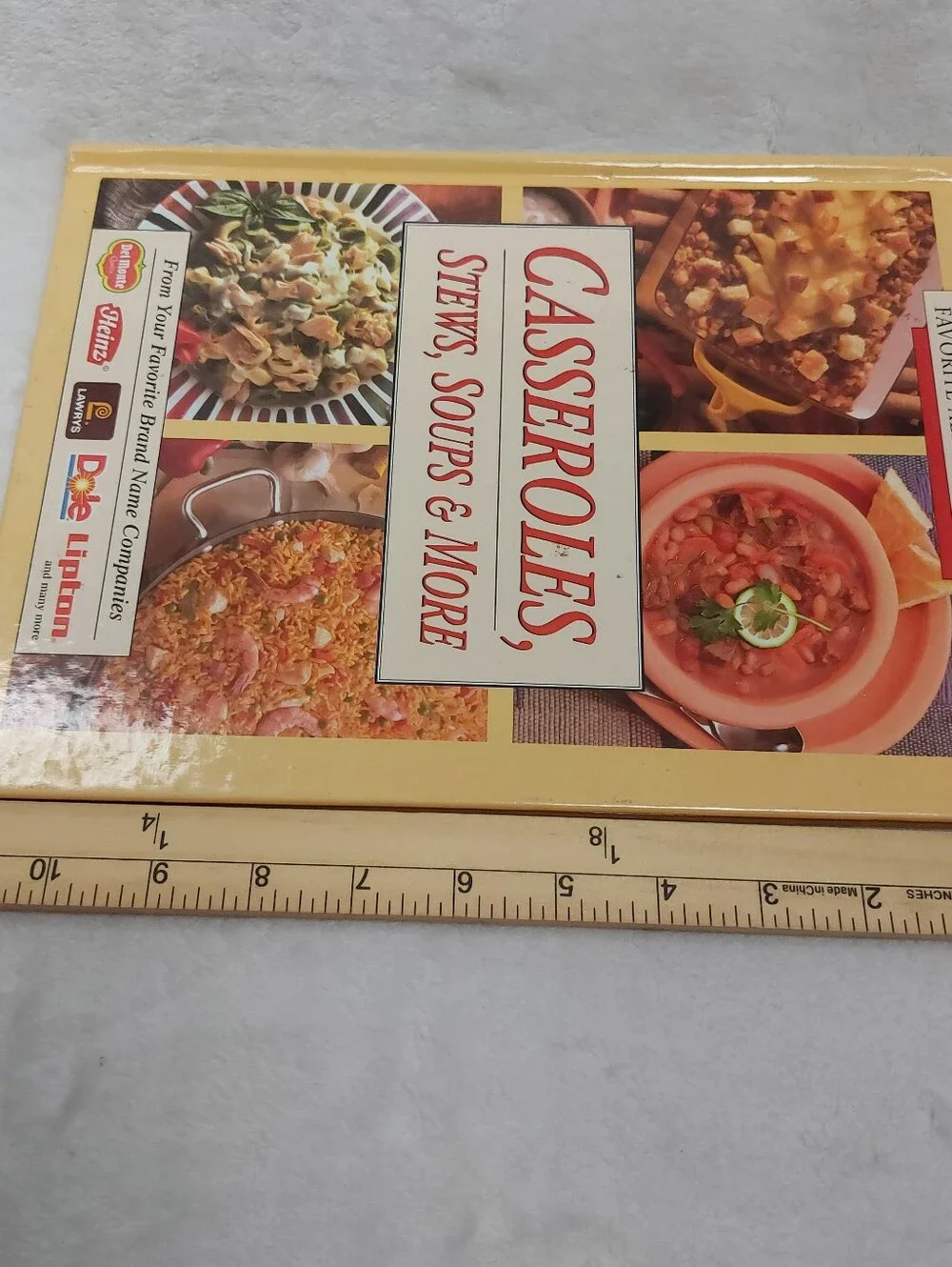CASSEROLES STEWS SOUPS & MORE FAVORITE ALL TIME RECIPIES 90S HARDCOVER COOKBOOK